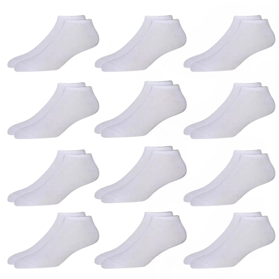 Kit 12 Pares de Meia Soquete