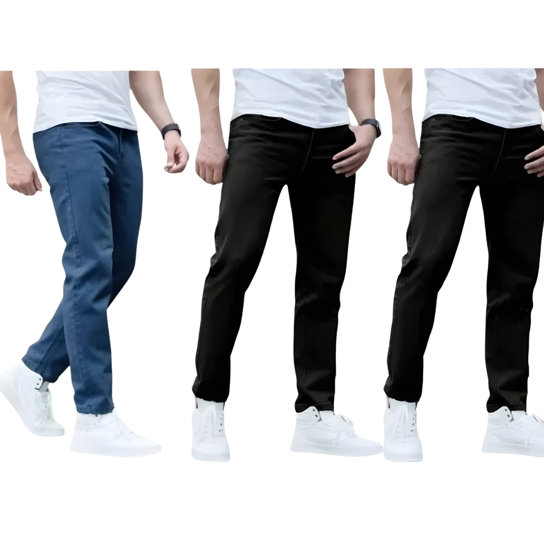Kit 3 Calça Jeans Premium Skinny