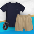Kit Camisa Vital + Bermuda + Relógio Digital