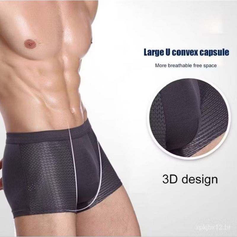 Kit 4 Cuecas Respiráveis